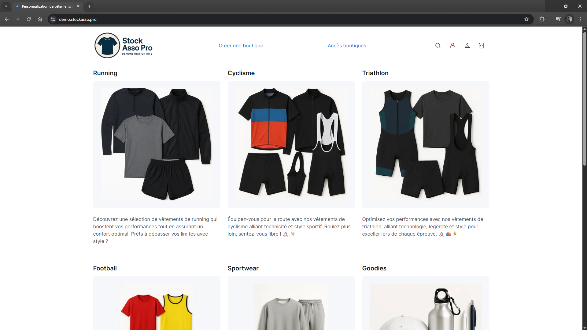 Site web eCommerce responsive